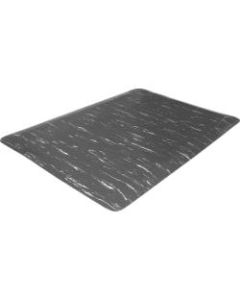 Genuine Joe Marble Top Anti-fatigue Mats - Office, Industry, Airport, Bank, Copier, Teller Station, Service Counter, Assembly Line - 24in Width x 36in Depth x 0.50in Thickness - High Density Foam (HDF) - Gray Marble