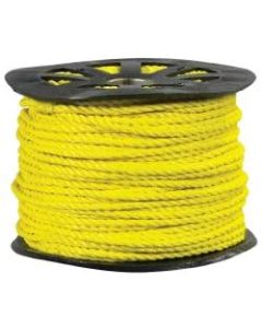 Office Depot Brand Twisted Polypropylene Rope, 5,600 Lb, 5/8in x 600ft, Yellow