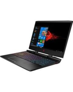 HP OMEN 15-dc1000 15-dc1030nr 15.6in Gaming Notebook - 1920 x 1080 - Core i7 i7-8750H - 16 GB RAM - 1 TB HDD - 128 GB SSD - Shadow Black - Windows 10 Home 64-bit - NVIDIA GeForce RTX 2060