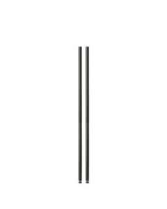 Honey-Can-Do Steel Shelving Support Poles, 54in x 1in, Black, Pack Of 2