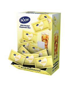 nJoy Sucralose Packets With Dispenser, Yellow, Box Of 400