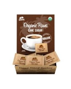 Organic Raw Cane Sugar Packets, Box Of 200 Packets