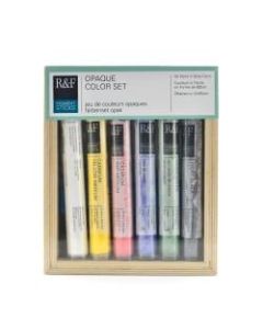 R & F Handmade Paints Pigment Stick Set, Opaque, 38 mL, Set Of 6