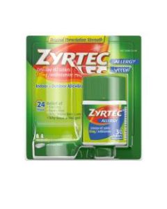 Zyrtec Allergy Relief Tablets, Box of 30