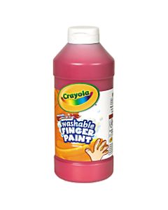 Crayola Washable Finger Paint, 16 Oz., Red