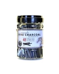 Pacific Arc Vine Charcoal 3-Piece Sets, Pack Of 48 Sets