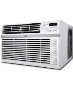 LG 8000 BTU Window Air Conditioner - Cooler - 2344.57 W Cooling Capacity - 340 Sq. ft. Coverage - Dehumidifier - Remote Control - Energy Star - White
