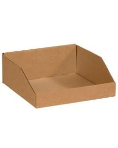Office Depot Brand Standard-Duty Open-Top Bin Storage Boxes, Letter/Legal Size, 4 1/2in x 12in x 12in, Kraft, Case Of 50