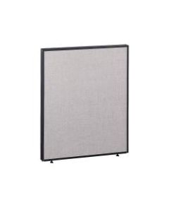 Bush ProPanel System, Privacy Panel, 42 7/8inH x 36inW 1 3/4inD, Light Gray/Slate, Standard Delivery Service