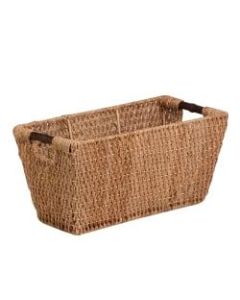 Honey-Can-Do Seagrass Basket With Handles, Medium Size, Brown/Natural