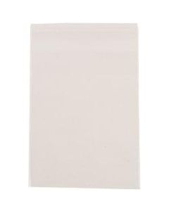 JAM Paper Self-Adhesive Cello Sleeve Envelopes, 8 15/16in x 11 1/4in, Clear, Pack Of 100