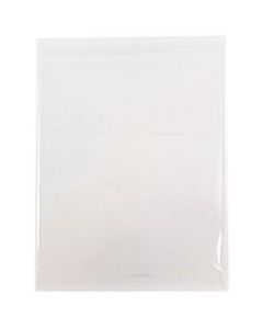JAM Paper Self-Adhesive Cello Sleeve Envelopes, 10in x 13in, Clear, Pack Of 100
