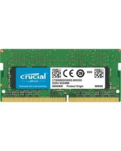 Crucial 8GB DDR4 SDRAM Memory Module - For iMac - 8 GB - DDR4-2666/PC4-21300 DDR4 SDRAM - 2666 MHz - CL17 - 1.20 V - Non-ECC - Unbuffered - 260-pin - SoDIMM