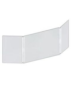 Azar Displays Cashier Shield, 46in x 18in, Clear