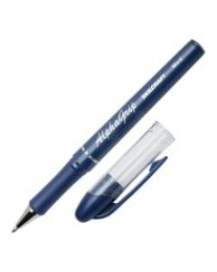 SKILCRAFT Alphagrip Ballpoint Pens, Medium Point, Blue Barrel, Blue Ink, Pack Of 12