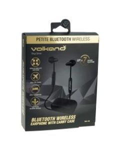 Volkano X Snug Series Aux Earbuds With Stereo Adapter, VK-1011-BK