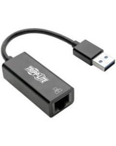 Tripp Lite USB 3.0 SuperSpeed to Gigabit Ethernet Adapter RJ45 10/100/1000 Mbps - 10/100/1000 Mbps