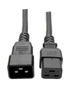 Tripp Lite 10ft Power Cord Extension Cable C19 to C20 Heavy Duty 20A 12AWG 10ft - 20A, 12AWG (IEC-320-C19 to IEC-320-C20) 10-ft."