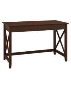 Bush Furniture Key West Writing Desk, 48inW, Bing Cherry, Standard Delivery