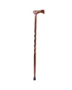 Brazos Walking Sticks Twisted Cocobolo Exotic Walking Cane, 37in, Natural