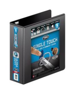 Wilson Jones Ultra-Duty View 3-Ring Binder With Extra Durable Hinge, 3in D-Rings, Black