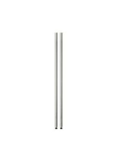 Honey-Can-Do Steel Shelving Support Poles, 54in x 1in, Chrome, Pack Of 2