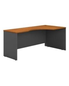 Bush Business Furniture Components Corner Desk Right Handed 72inW, Natural Cherry/Graphite Gray, Standard Delivery