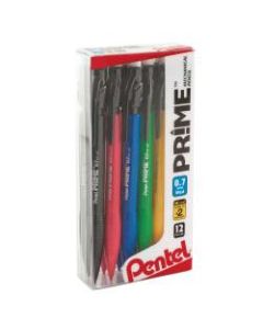 Prime Mechanical Pencils, 0.7 mm, Medium Point, Assorted Barrel Colors, Pack Of 12