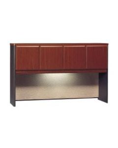 Bush Business Furniture Office Advantage Hutch 60inW, Hansen Cherry/Galaxy, Standard Delivery