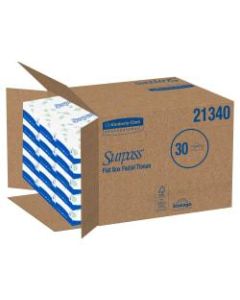 Surpass 2-Ply Facial Tissue, 8-3/8in x 8-3/16in, 45% Recycled, 100 Sheets Per Box, Case Of 30 Boxes