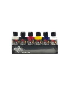 Createx Wicked Airbrush Color Set, Detail Primary Set, 2 Oz