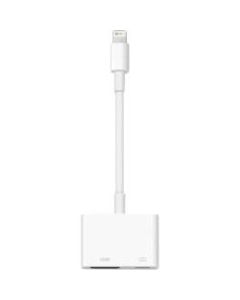 Apple Lightning Digital AV Adapter - HDMI/Lightning A/V Cable for Audio/Video Device, iPod, iPad, iPhone, TV, Projector - First End: 1 x Lightning Male Proprietary Connector - Second End: 1 x HDMI Female Digital Audio/Video - Supports up to 1920 x 1080