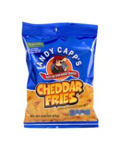 Andy Capps Snack Fries, Cheddar, 0.85 Oz Bag, Box Of 72