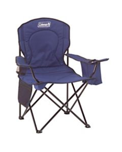 Coleman Quad Chair with Cooler, Blue