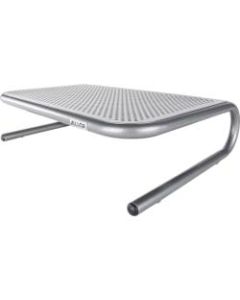 Allsop Monitor Stand Jr., 4inH x 14.5inW x 11inD, Pewter