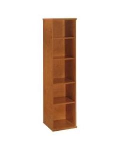 Bush Business Furniture Components 5 Shelf Bookcase, 18inW, Natural Cherry, Standard Delivery