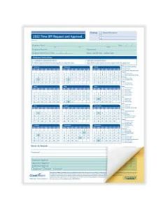 ComplyRight 2022 Time Off Request And Approval Forms, 2-Part, 8 1/2in x 11in, White, Pack Of 50