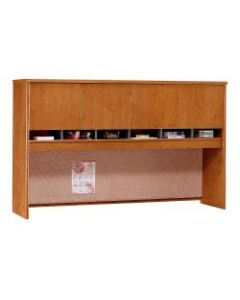 Bush Business Furniture Components 4 Door Hutch, 72inW, Natural Cherry, Standard Delivery