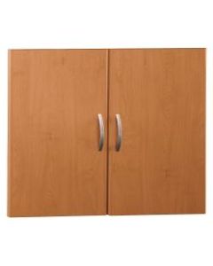 Bush Business Furniture Components Half-Height 2 Door Kit, Natural Cherry, Standard Delivery