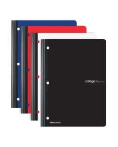 Office Depot Brand Composition Notebook, 8 1/2in x 11in, College Ruled, 80 Sheets, Assorted Colors