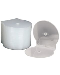 C-Shell CD Storage Cases, Clear, Box Of 25 (AbilityOne 7045-01-554-7681)
