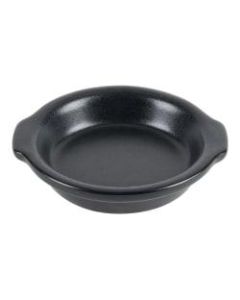 Foundry Ceramic Round Au Gratin Dishes, 7 Oz, Black, Pack Of 24 Dishes