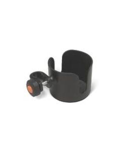 Medline Walker Cup/Cane Holders, Black, Case Of 6