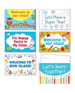 Scholastic Teachers Friend Postcards, 6in x 4in, Back To School, Kindergarten - Grade 5, Pack Of 36