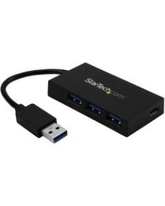 StarTech.com 4 Port USB 3.0 Hub - USB Type-A to 1x USB-C & 3x USB-A SuperSpeed 5Gbps - USB Bus Powered - Portable/Laptop USB 3.1 Gen 1 Hub - USB Bus Powered 4 port USB 3.0 hub