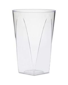 Milan WNA Comet Square-to-Round Tumbler - 10 fl oz - Square-to-Round - 16 / Pack - Clear - Polystyrene - General Purpose