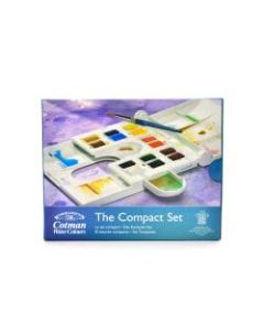Winsor & Newton Cotman Watercolor Compact Set, Set Of 14
