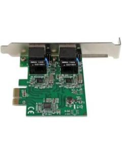 StarTech.com Dual Port Gigabit PCI Express Server Network Adapter Card - PCIe NIC - Add dual Gigabit Ethernet ports to a client server or workstation through a PCI Express slot - Dual Port Gigabit PCI Expres Server Network Adapter