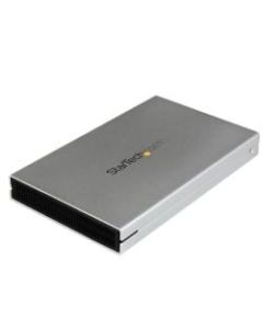 StarTech.com 2.5in External Hard Drive Enclosure - Supports UASP - eSATAp or USB 3.0 - Aluminum - eSATA Enclosure - SSD/HDD