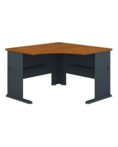 Bush Business Furniture Office Advantage Corner Desk 48inW, Natural Cherry/Slate, Standard Delivery